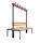 Garderobenbank doppelseitig 150 cm anthrazit