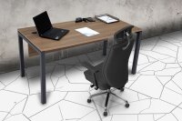 Schreibtisch Tetra, 180 cm x 80 cm x 75 cm, Nussbaum...