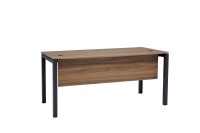 Schreibtisch Tetra, 180 cm x 80 cm x 75 cm, Nussbaum Dekor/anthrazit RAL 7016