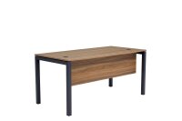 Schreibtisch Tetra, 180 cm x 80 cm x 75 cm, Nussbaum Dekor/anthrazit RAL 7016