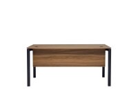 Schreibtisch Tetra, 180 cm x 80 cm x 75 cm, Nussbaum Dekor/anthrazit RAL 7016