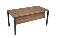 Schreibtisch Tetra, 180 cm x 80 cm x 75 cm, Nussbaum Dekor/anthrazit RAL 7016