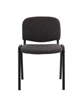 Polsterstuhl stapelbar, anthrazit, VPE 1 Stück