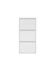 Schuhkipper, Metall 50 x15 x103,5 cm, weiß RAL 9003