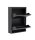 Schuhkipper Metall 50 x15 x70,5 cm, 2 Klappen, schwarz RAL 9005