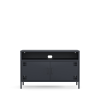 Metall Möbel Pera4, TV-Schrank 4 Regale - 100,5 x 40 x 64,5 cm Anthrazit