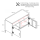 Metall Möbel Pera4, TV-Schrank 4 Regale - 100,5 x 40 x 64,5 cm Anthrazit