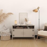 Metall Möbel Pera4, TV-Schrank 4 Regale - 100,5 x 40...