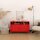 Metall Möbel Pera4, TV-Schrank 4 Regale - 100,5 x 40 x 64,5 cm Rot