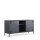 Metall Möbel Pera3, TV-Schrank 3 Regale - 130,5 x 40 x 64,5 cm Anthrazit