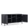 Metall Möbel Pera3, TV-Schrank 3 Regale - 130,5 x 40 x 64,5 cm Anthrazit