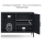 Metall Möbel Pera3, TV-Schrank 3 Regale - 130,5 x 40 x 64,5 cm Anthrazit