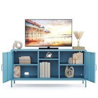 Metall Möbel Pera3, TV-Schrank 3 Regale - 130,5 x 40...