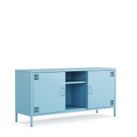 Metall Möbel Pera3, TV-Schrank 3 Regale - 130,5 x 40...