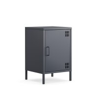 Metall Möbel Pera2, Kommode / Nachtschrank - 41,5 x 40 x 64,5 cm Anthrazit
