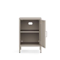 Metall Möbel Pera2, Kommode / Nachtschrank - 41,5 x 40 x 64,5 cm Beige