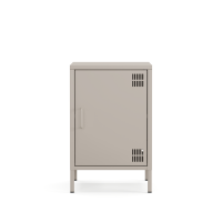 Metall Möbel Pera2, Kommode / Nachtschrank - 41,5 x 40 x 64,5 cm Beige