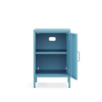 Metall Möbel Pera2, Kommode / Nachtschrank - 41,5 x 40 x 64,5 cm Blau