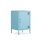 Metall Möbel Pera2, Kommode / Nachtschrank - 41,5 x 40 x 64,5 cm Blau