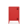 Metall Möbel Pera2, Kommode / Nachtschrank - 41,5 x 40 x 64,5 cm Rot