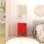 Metall Möbel Pera2, Kommode / Nachtschrank - 41,5 x 40 x 64,5 cm Rot