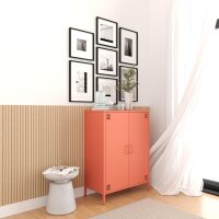 Metall Möbel Pera7, Sideboard 2 Türen -  80,5 x...