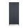 Metall Möbel Pera12, Kleiderschrank 2 Türen - 80,5 x 50 x 189,5 cm Anthrazit