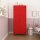 Metall Möbel Pera12, Kleiderschrank 2 Türen - 80,5 x 50 x 189,5 cm Rot