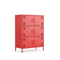 Metall Möbel Pera9, Sideboard 6 Türen - 80,5 x...