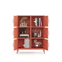 Metall Möbel Pera9, Sideboard 6 Türen - 80,5 x...