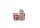 Metall Aufbewahrungskorb 33 x 25 x 15 cm Rot