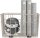 Metall Aufbewahrungskorb 33 x 25 x 15 cm Beige