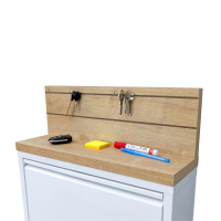 Schuhkipper mit Zubehör, Weiß, 4 Klappen 52x15x153,5 cm, Inkl. Schlüsselaufhängung, Hakenleiste