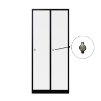 2-türiger, unterteilter spezieller Umkleideschrank,...