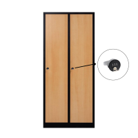2-türiger, unterteilter spezieller Umkleideschrank,...