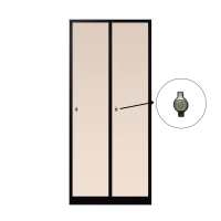 2-türiger, unterteilter spezieller Umkleideschrank,...