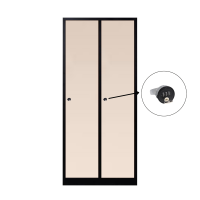 2-türiger, unterteilter spezieller Umkleideschrank,...