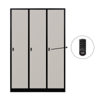 3-türiger, unterteilter spezieller Umkleideschrank,...