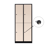Halb 4-türiger spezieller Umkleideschrank, Sandstein...