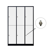 Halb 6-türiger spezieller Umkleideschrank,...