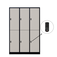 Halb 6-türiger spezieller Umkleideschrank, graues...