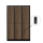 Halb 6-türiger spezieller Umkleideschrank, Heybe Dekor, elektronisches Schloss, RAL 9005 Schwarz, 118,5×50×180