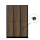 Halb 6-türiger spezieller Umkleideschrank, Heybe Dekor, Kombinationsschloss, RAL 9005 Schwarz, 118,5×50×180