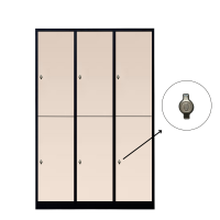Halber 6-türiger spezieller Umkleideschrank,...
