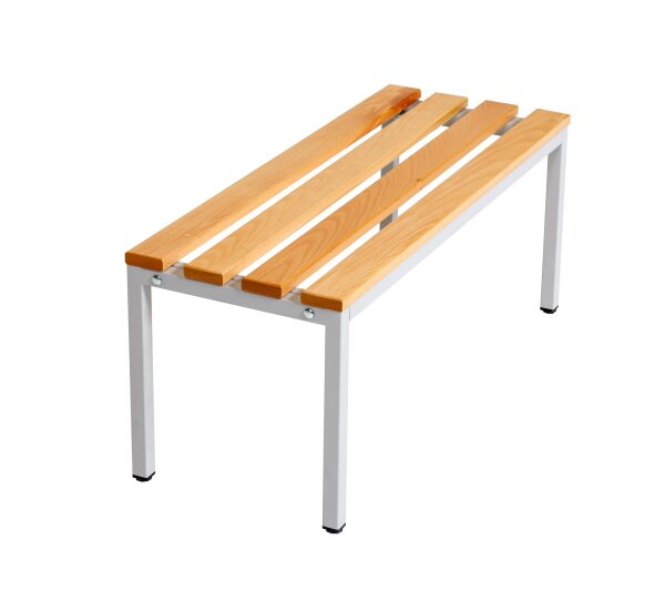 Garderobenbank 100 cm grau