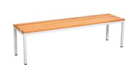 Garderobenbank 150 cm grau
