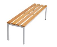 Garderobenbank 150 cm grau