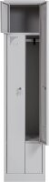 Z Garderobenschrank 2 Abteile grau
