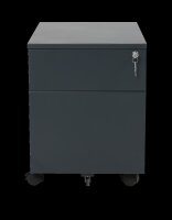 Rollcontainer, Schreibtischcontainer, 2 Schübe