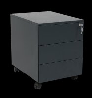 Rollcontainer, Schreibtischcontainer, 3 Schübe